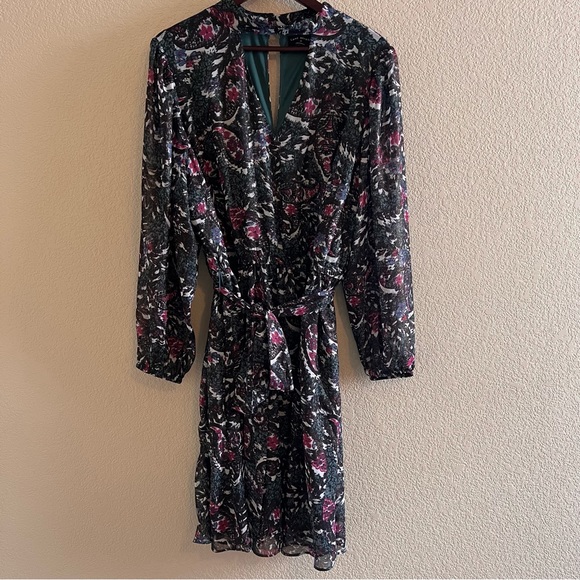 Lane Bryant Cutout Mock-Neck Fit & Flare Dress Size 18 - Picture 2 of 10